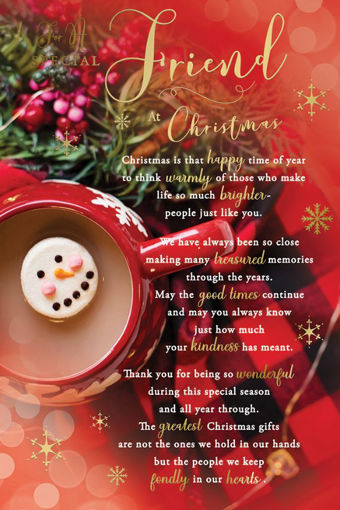 Picture of SPECIAL FRIEND CHRISTMAS CARD
